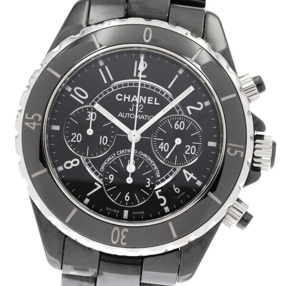 CHANEL J12 41MM H0940 Black ceramic chronograph Automatic Men's_875430 - Picture 1 of 7